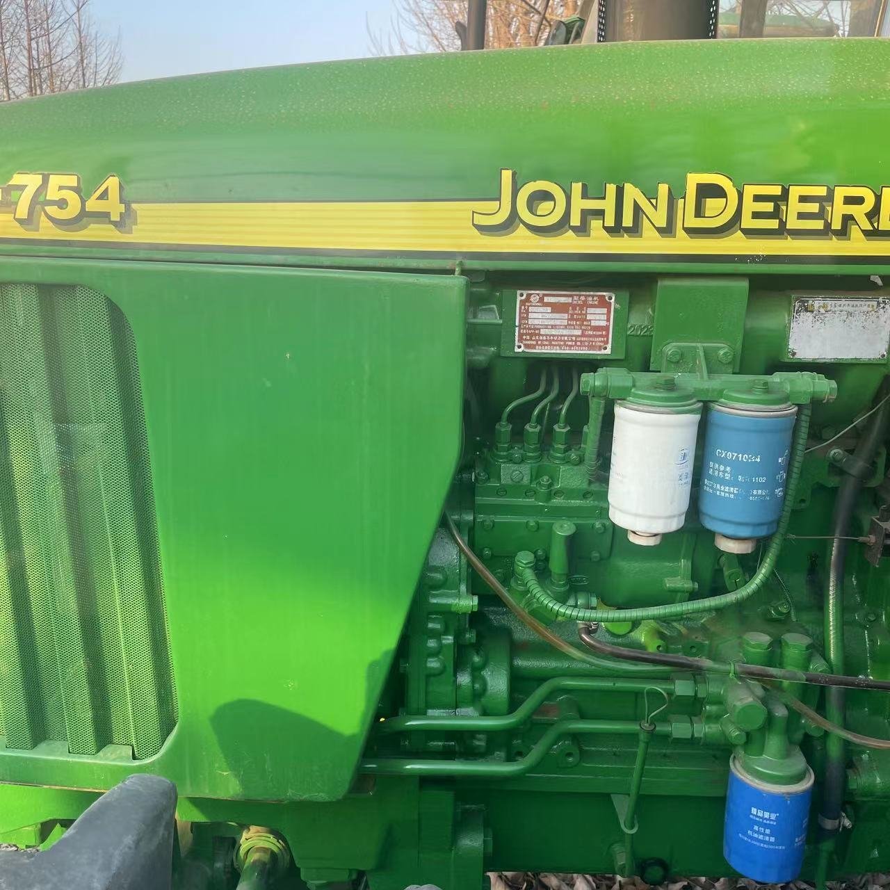 4wd 4x4 75hp Mini Farm Tractors Used Johnn Deere Agriculture Farm Machinery Cheap Farm Tractor for Sale