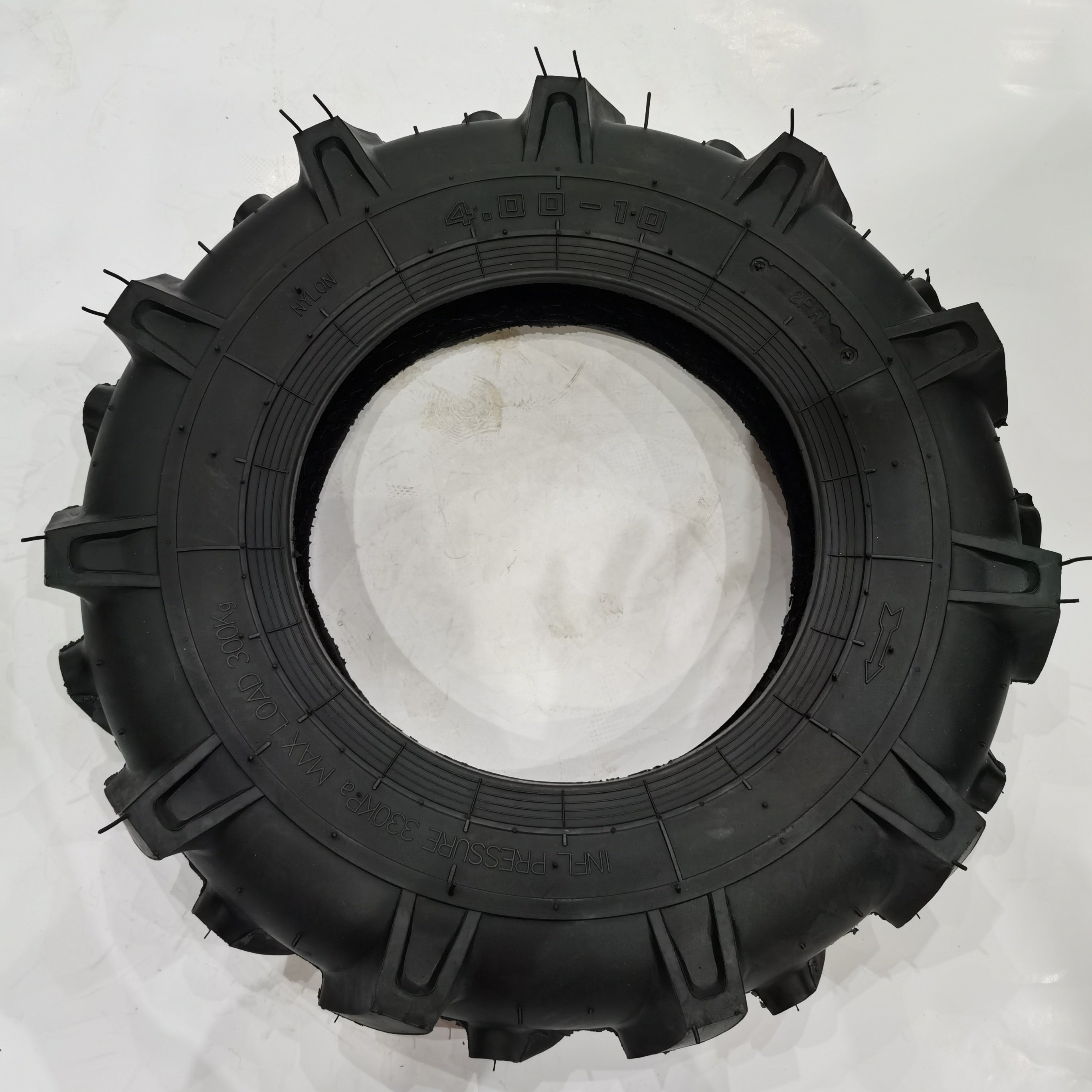 Chinese Wholesale Agricultural Tractor Tires 400-10 Herringbone Pneumatic Rubber Wheel