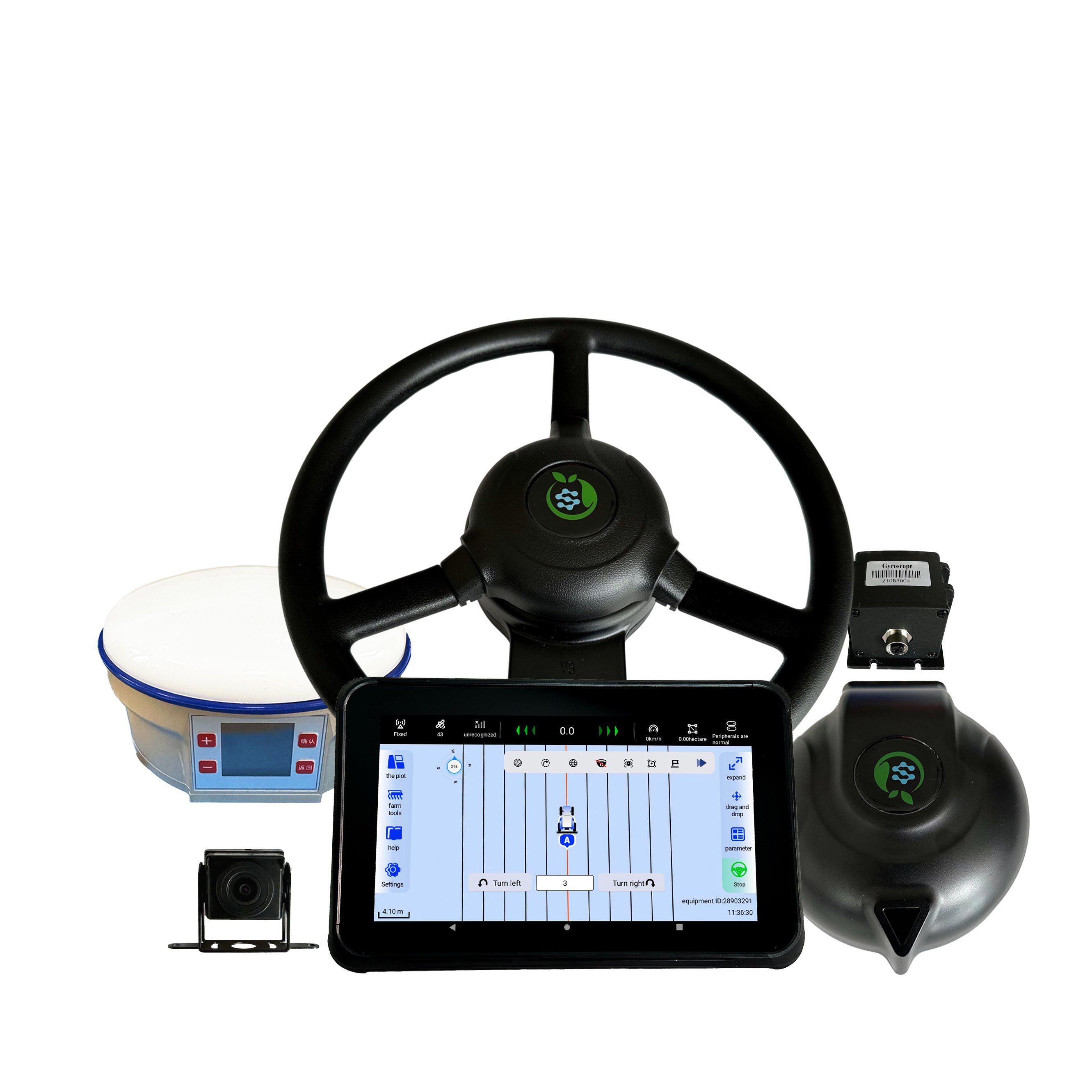 Auto Steering System Tractor GPS Agriculture Machinery Guidance Harvester Transplanter Automatic Steer