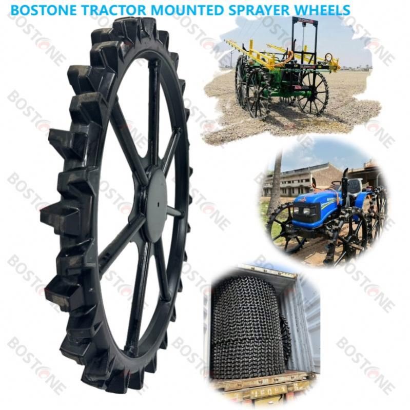 1800X100 1600*80Mm Agricultural Boom Sprayer Tractor Solid Iron Wheels