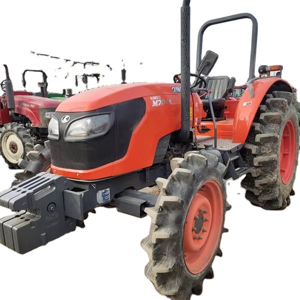 Agricultural Machinery Used Tractor Paddy Field Working 70hp 4WD Kubota With Rice Planter and Harvester