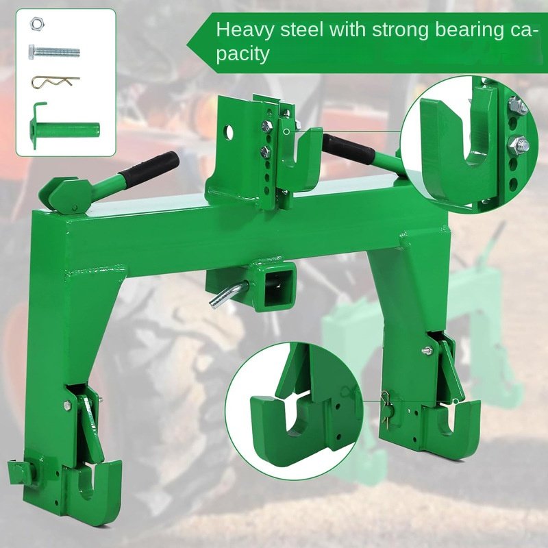 3000lbs Adjustable Bolt Tractor Farm Machine Accessories New 3-Point Connector Adapter and Receiver