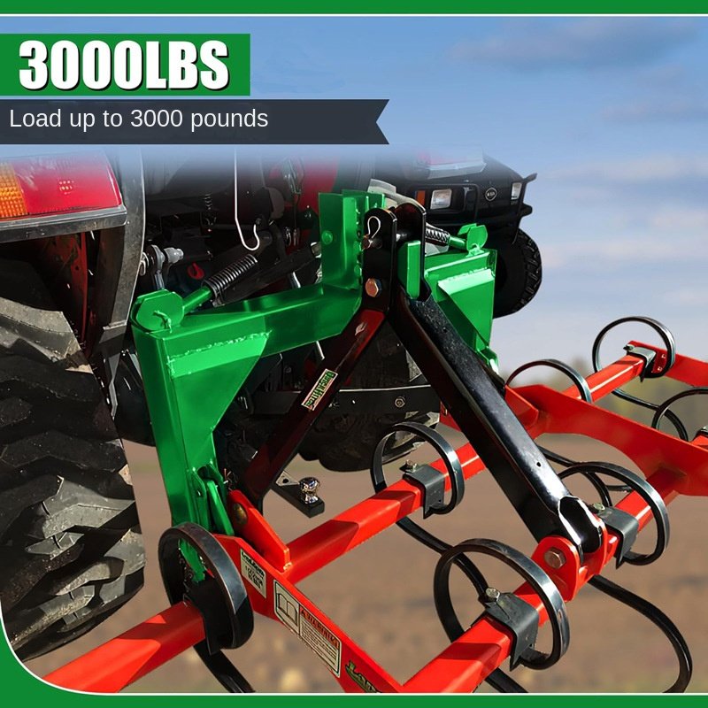 3000lbs Adjustable Bolt Tractor Farm Machine Accessories New 3-Point Connector Adapter and Receiver