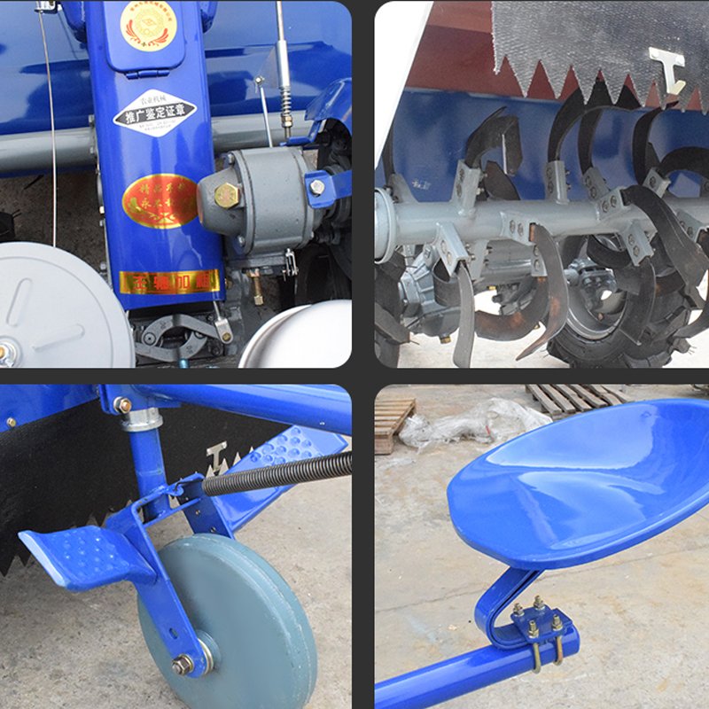 Water Cooling diesel 2 Wheels Drive Power Tiller 8HP 12HP 18HP 20HP Hand Walk Behind Tractor Farming Agricultural Equippments