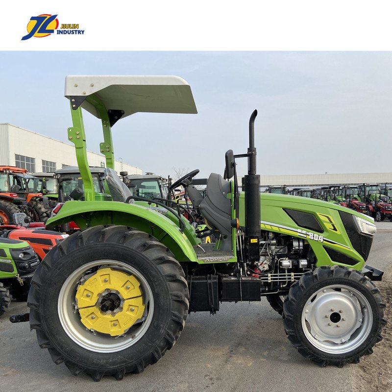 4wd Tractor 70 80 90 100 hp diesel Engine Farm Agriculture Tractor for Hard Soil Made in China