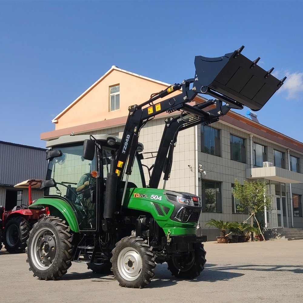 Agricultural Machine Equipment 4 Cylinder Engine 50hp Tractor for Sale