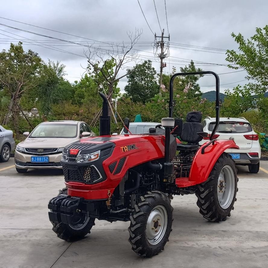 Chinese 4WD 90hp Wheel Farm Tractors with Tractores Agricolas Ploughingtartor Traktor 4WD Tractor Price for Sale