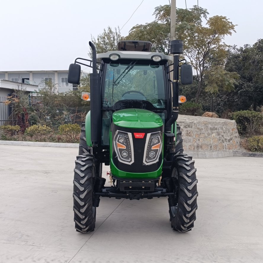 Chinese 4WD 90hp Wheel Farm Tractors with Tractores Agricolas Ploughingtartor Traktor 4WD Tractor Price for Sale