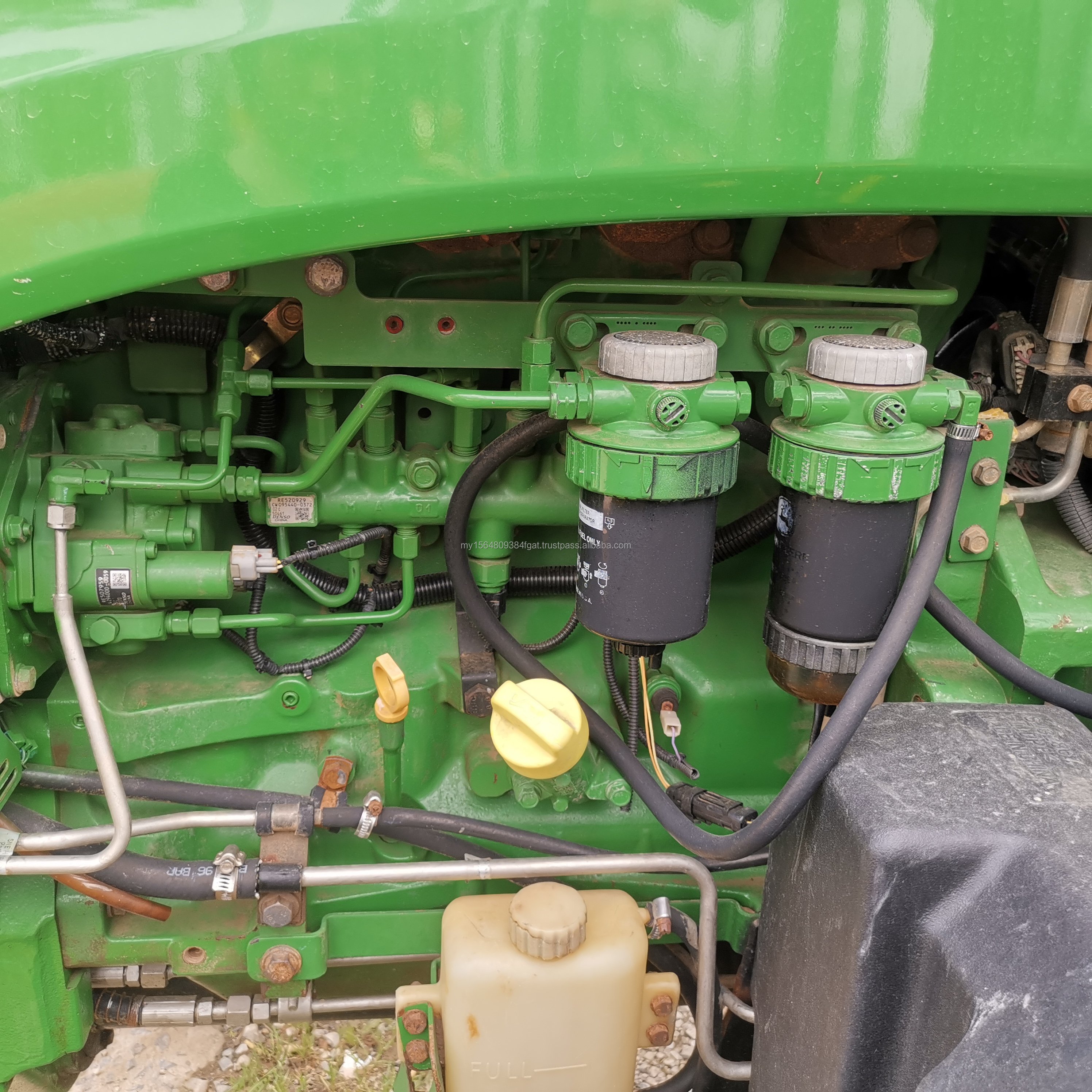 John Deere 4WD 95HP Used Tractor With High Quality Perkins Engine 100HP Rated Power for Farming Core Components Included