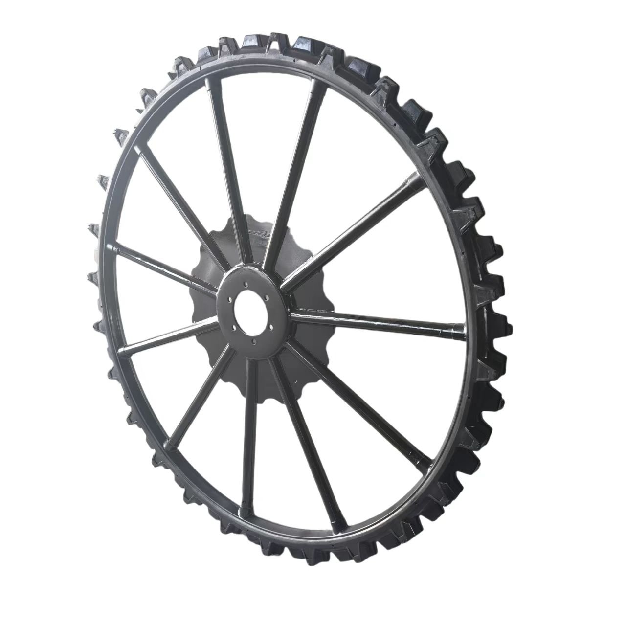 Solid Rubber and Steel Tires for Agricultural Machinery for Tractors and Cultivators Wheel Rim Type for Farms New and Used