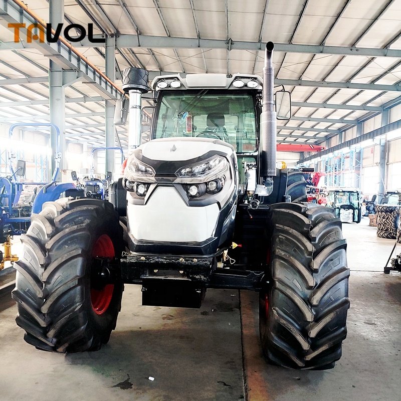 New 260hp 4WD Farm Tractor From China Big Wheel Tractor with Engine Motor Pump Gearbox Agriculture Equipment