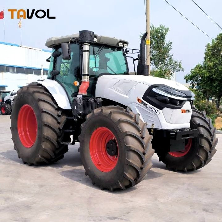 New 260hp 4WD Farm Tractor From China Big Wheel Tractor with Engine Motor Pump Gearbox Agriculture Equipment