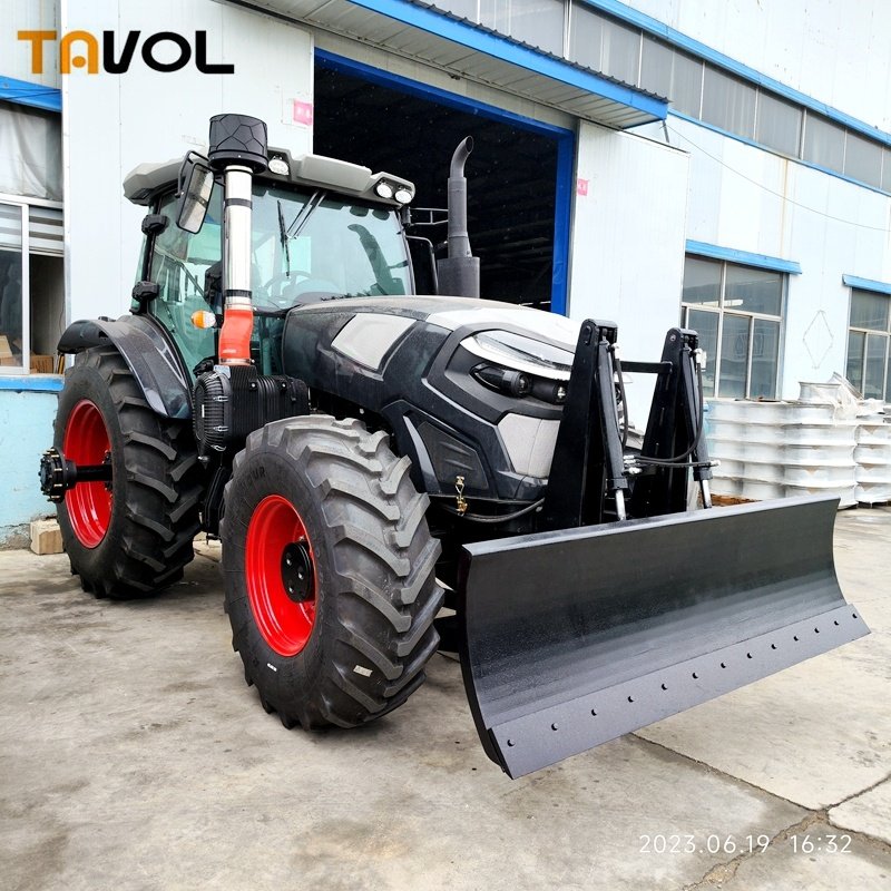 New 260hp 4WD Farm Tractor From China Big Wheel Tractor with Engine Motor Pump Gearbox Agriculture Equipment
