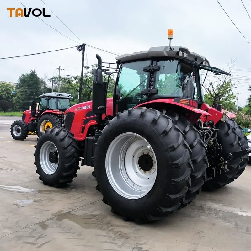 New 260hp 4WD Farm Tractor From China Big Wheel Tractor with Engine Motor Pump Gearbox Agriculture Equipment
