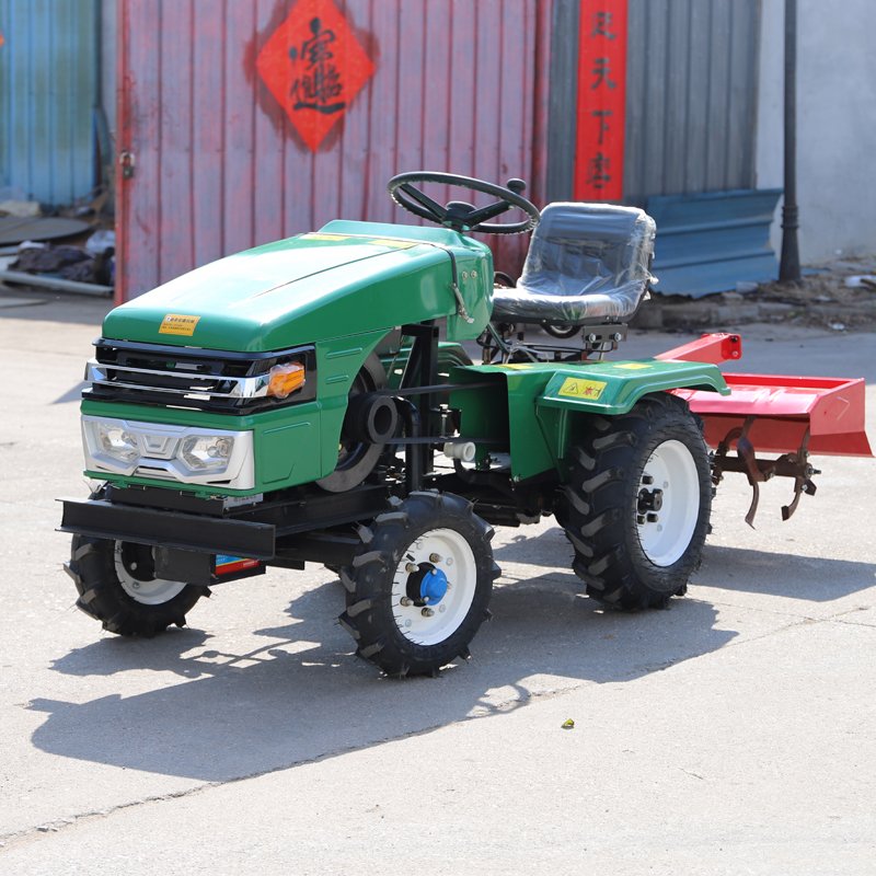 Garden Tractor High Output Mini Tractor With Front End Loader and Backhoe
