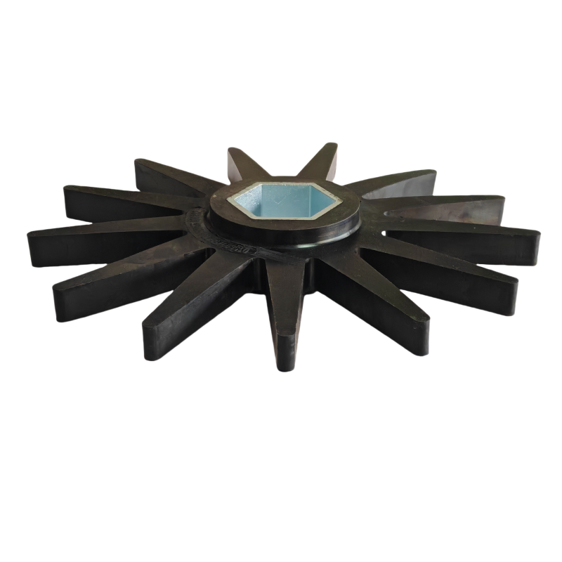 Wear Resistant Agricultural Farm Machinery Planter Gauge Wheel Rubber Parts Corn Harvest Star Wheel
