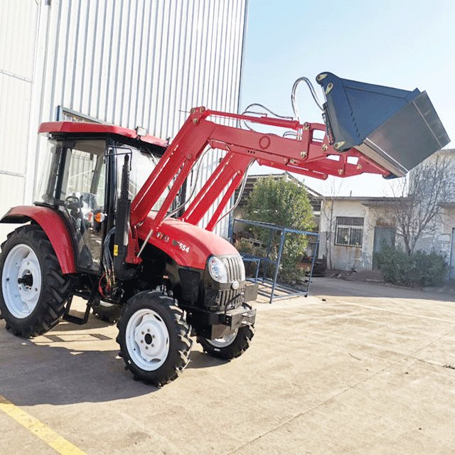 Front End Loader Tractor Powered by Farm Tractor