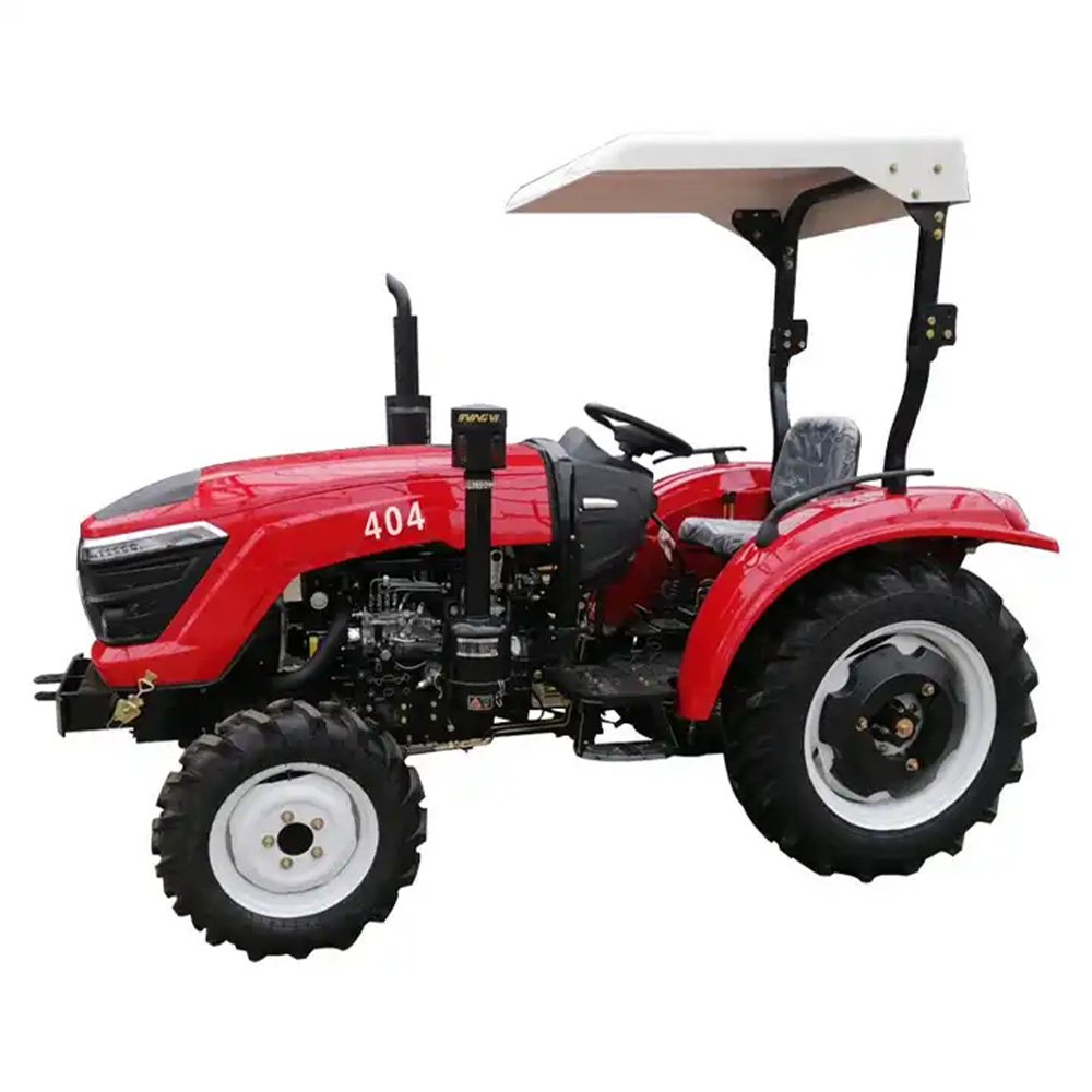 Free Shipping China Agricultural Machinery Manufacturer 40HP 4X4 Wheel Tractor Small Compact Mini Farm Tractor