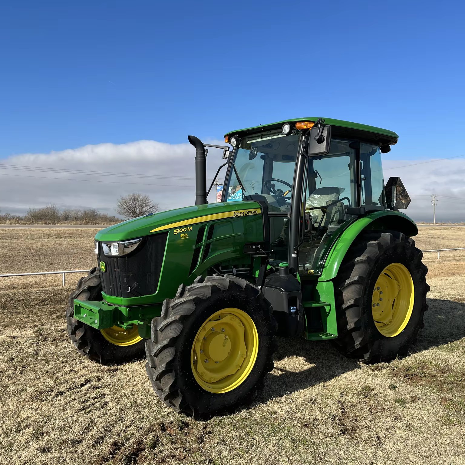 Johnn Deere 5100M Farm Tractor with Front Loader 543R 4x4 Fairly Used and in Stock Now Original Farming Equipment