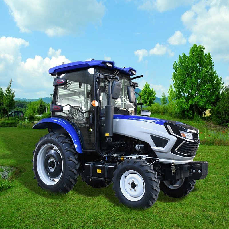 New Condition 4X4 Wheel 4WD Mini Farm Tractor 80HP Diesel Fuel 60HP Rated Power 50HP Core Motor Garden Agriculture Use