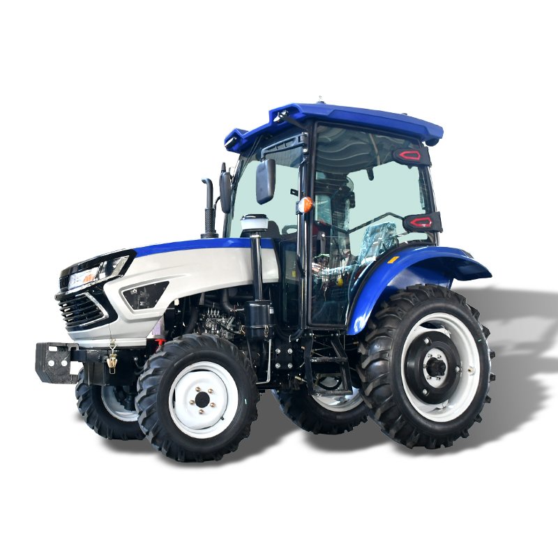 New Condition 4X4 Wheel 4WD Mini Farm Tractor 80HP Diesel Fuel 60HP Rated Power 50HP Core Motor Garden Agriculture Use