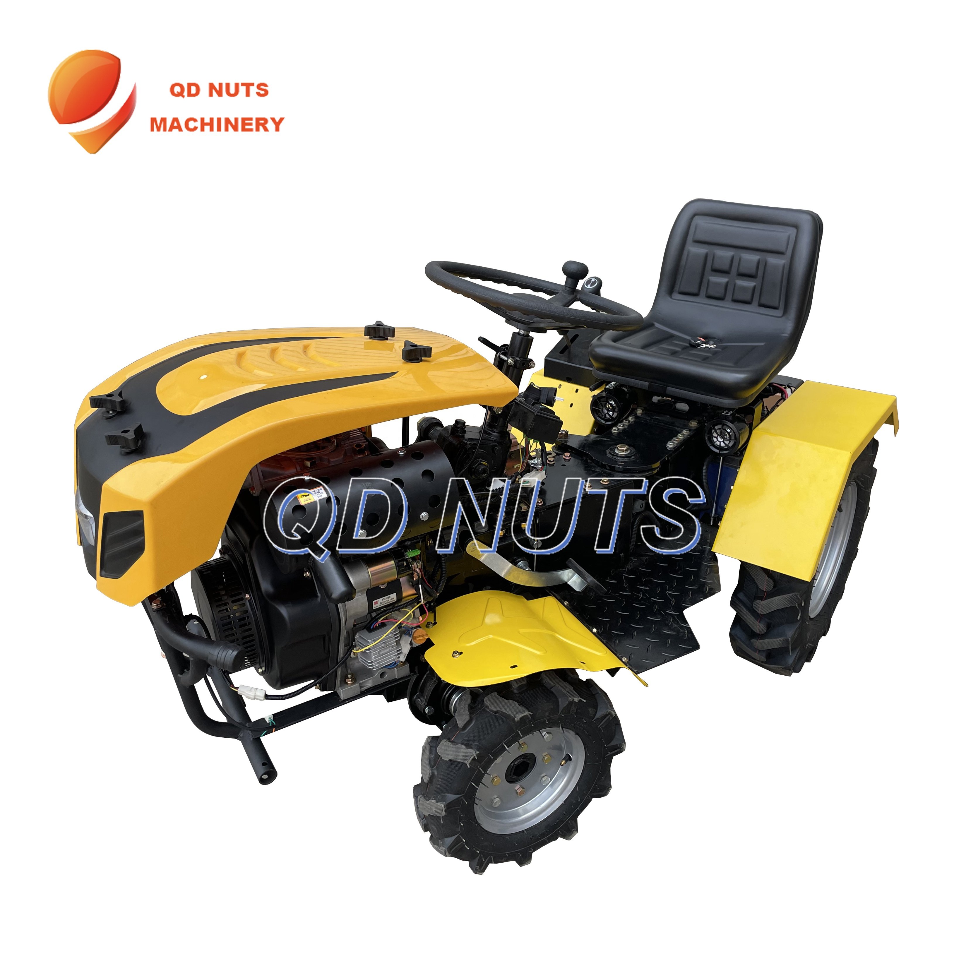 New Trend Popular Four Wheels Diesel Power Multipurpose Small Mini Garden Tractor for Sale CE 4*4