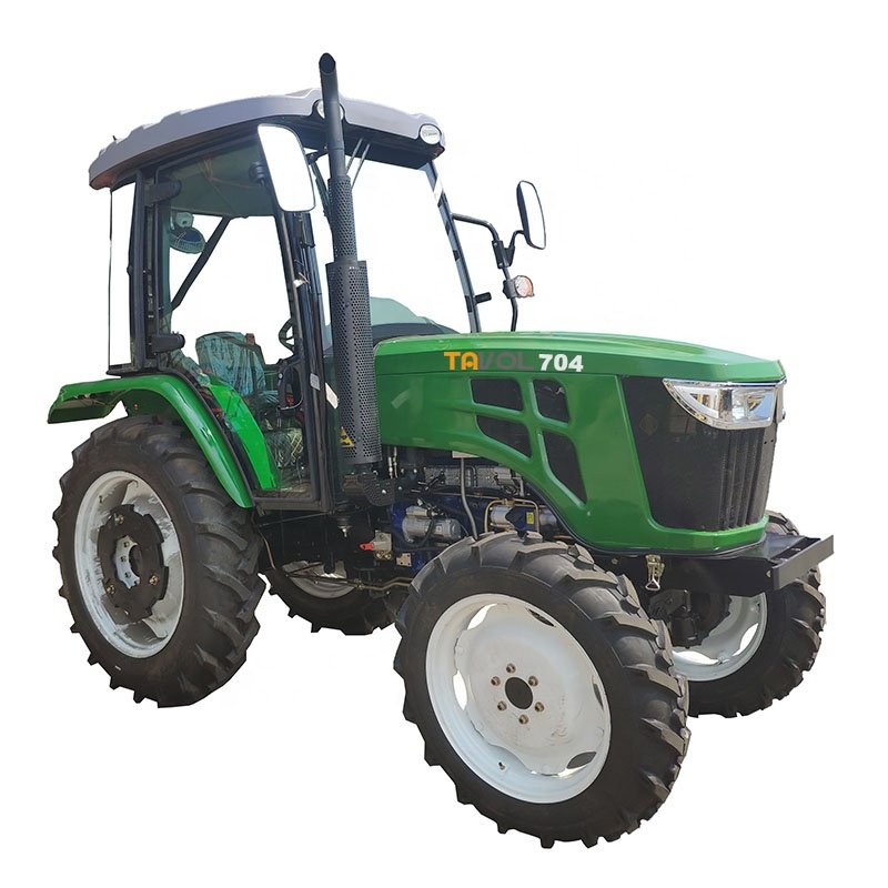 Agriculture Cab Farming Tractor with 50hp 60hp 70hp 80hp diesel Engine