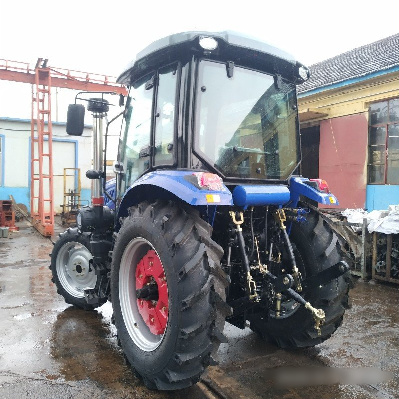 Free Shipping Agricultural 80hp 100hp 120hp 130hp 4x4 4wd Farm Tractor with Front Loader Compact Wheel for Sale Farming Machine