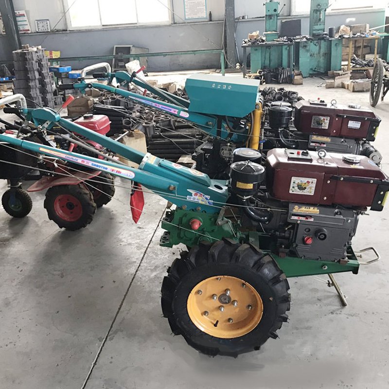 China Agriculture Mini Walk-behind Tractor 20hp Two Wheel Hand Walking Tractor