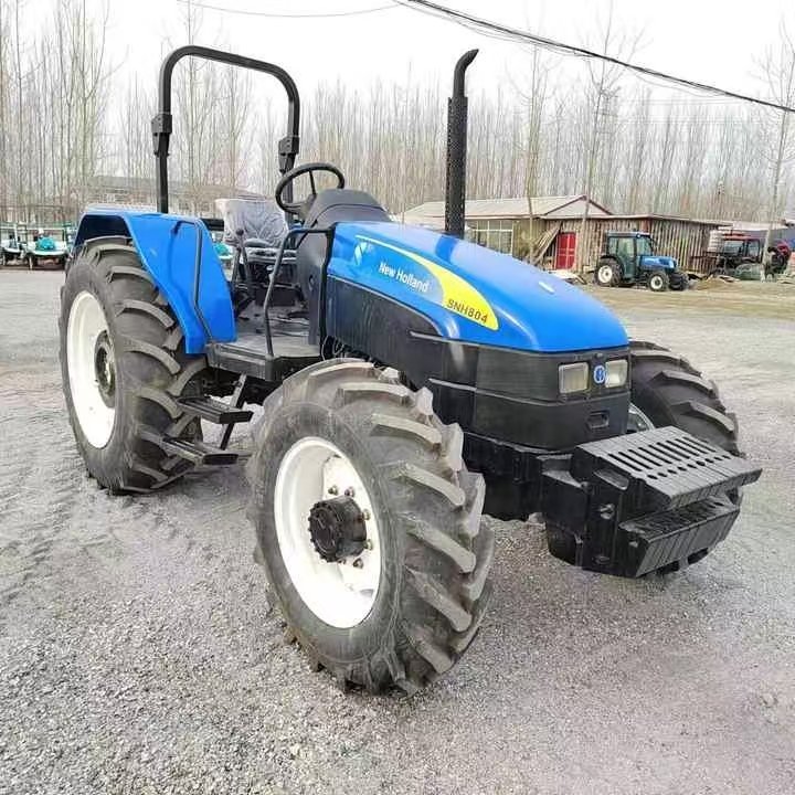 Compact Used Old New/ Holland Tractor 80HP 4WD Best Agriculture Tractors in Second Hand Agriculture Price for Sale