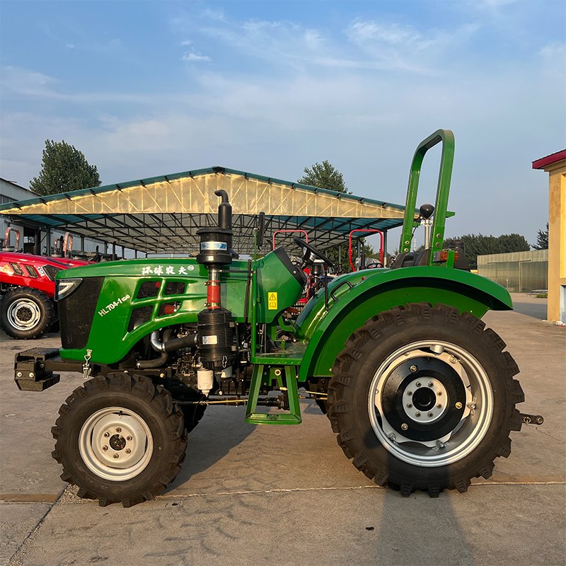 New 60hp 4x4 Rugged Farm Tractor Diesel Engine Mini Wheel Tractor Agriculture Featuring Gearbox Pump Motor Bearing Core
