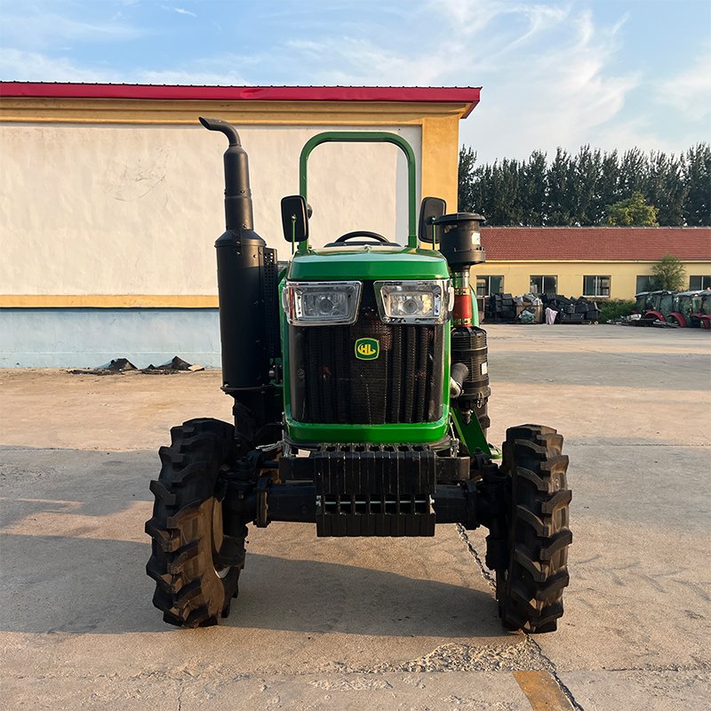 New 60hp 4x4 Rugged Farm Tractor Diesel Engine Mini Wheel Tractor Agriculture Featuring Gearbox Pump Motor Bearing Core