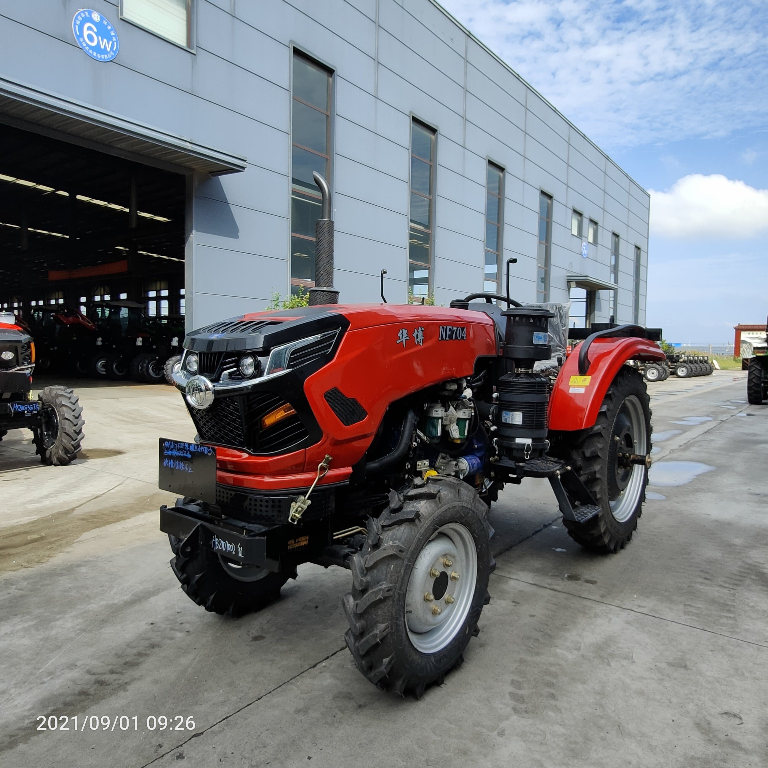 4x4 60hp Strong Chassis YTO Engine Farm Equipment Tractors for Agriculture