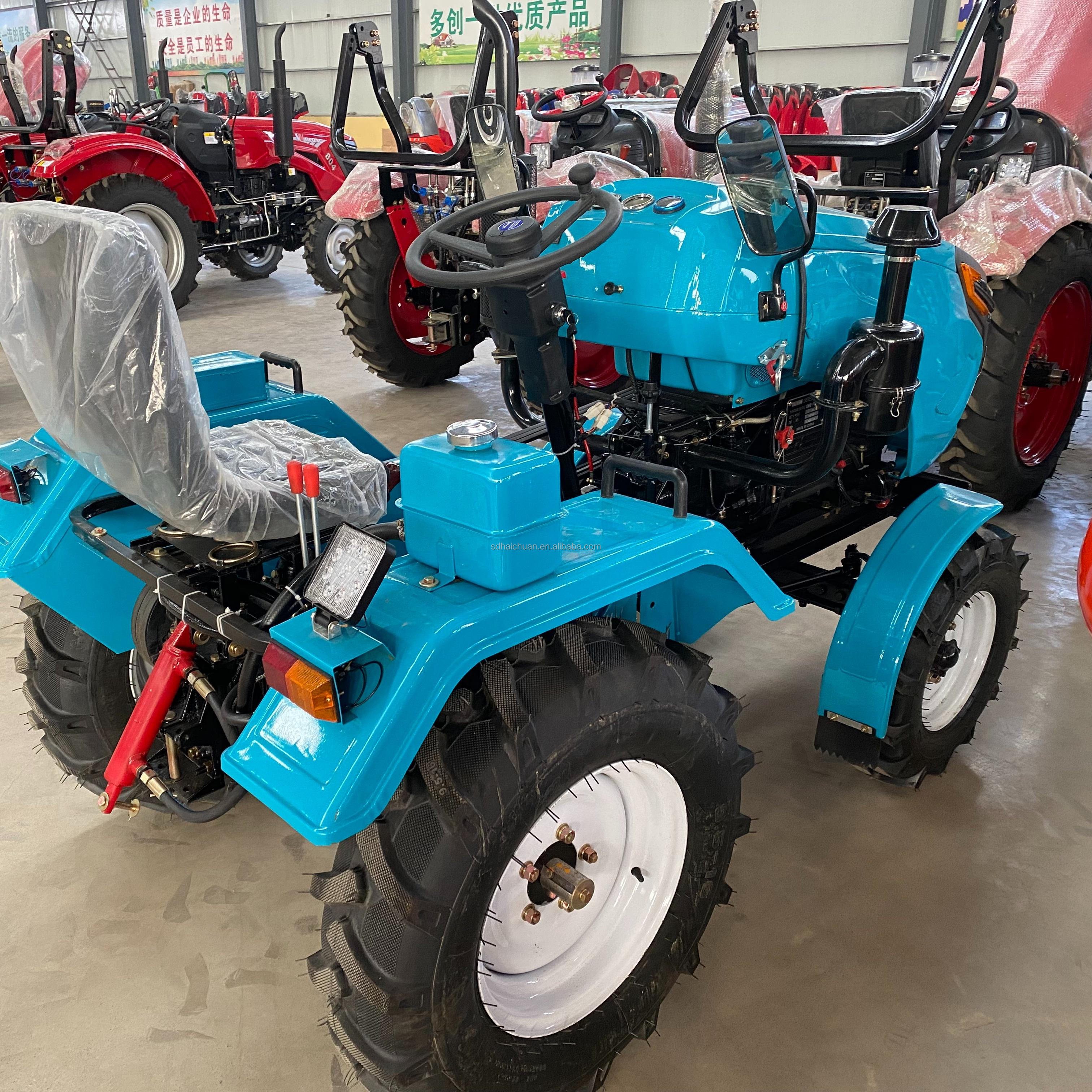 Farm Tractor Single Cylinder 25HP Factory Supply Direct Agricultural Tractor with Pto and Three-Point Suspension with CE and EPA
