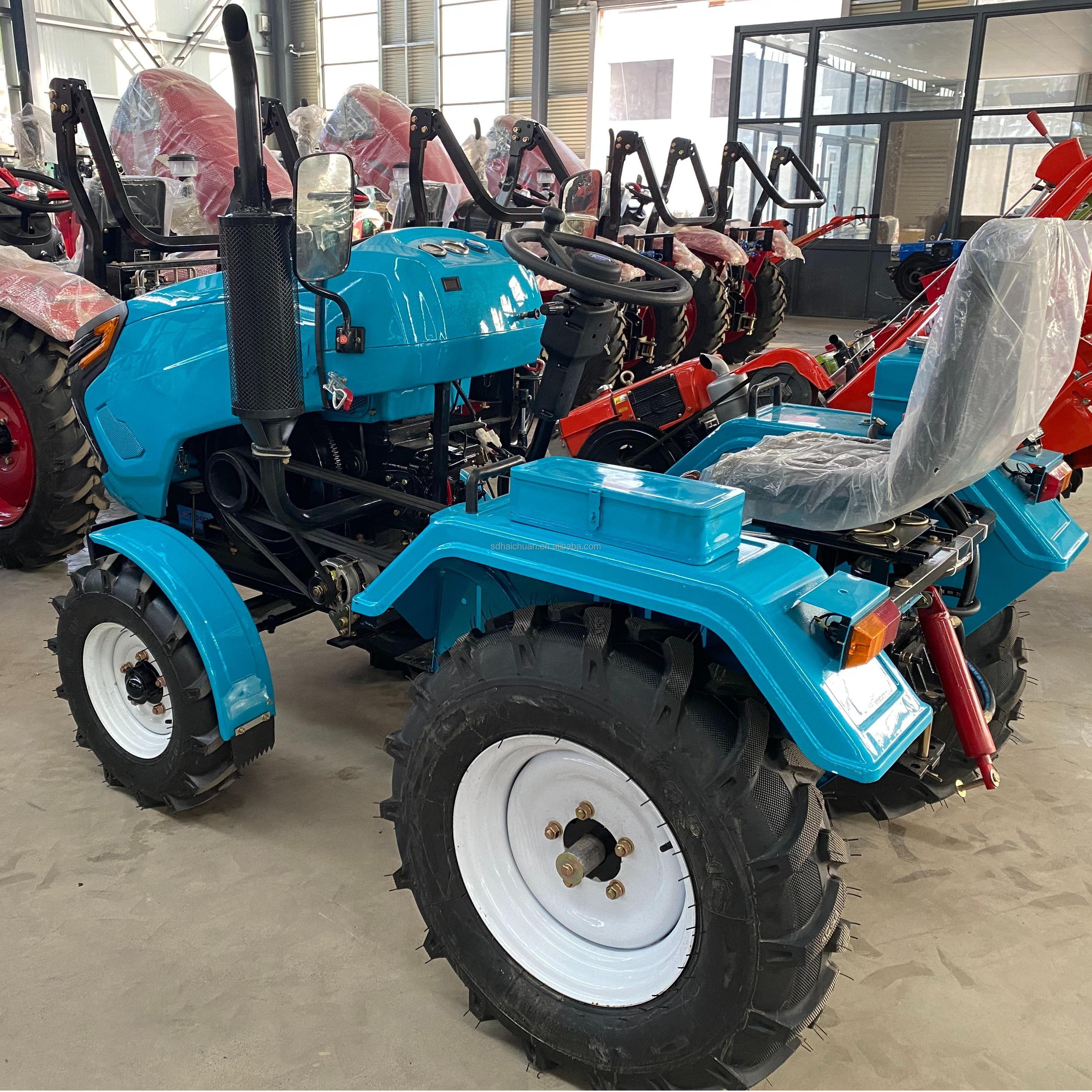 Farm Tractor Single Cylinder 25HP Factory Supply Direct Agricultural Tractor with Pto and Three-Point Suspension with CE and EPA
