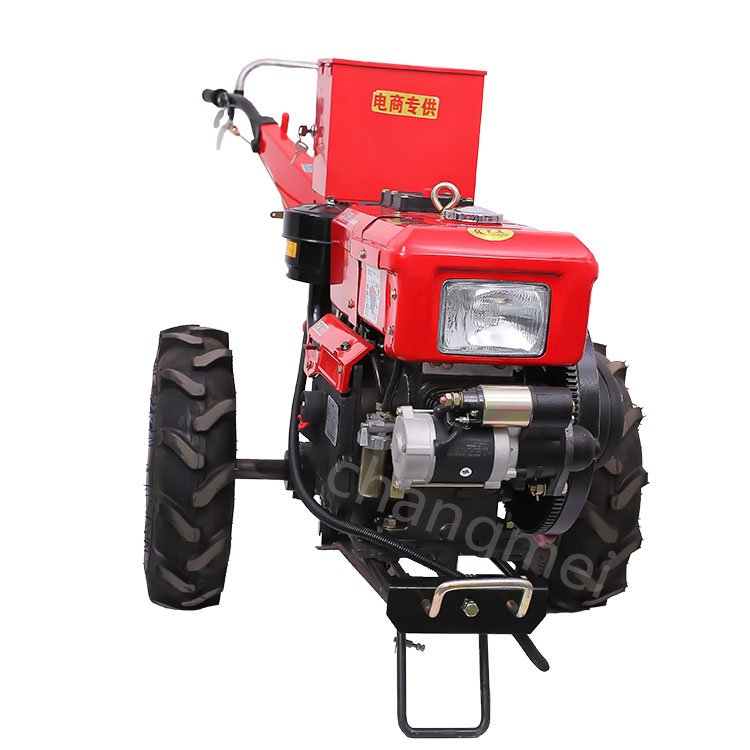 2 Wheel Diesel 20hp Power Tiller Walking Tractor 20hp Ploughs for Walking Tractor 20hp Motor Changmei Made in China