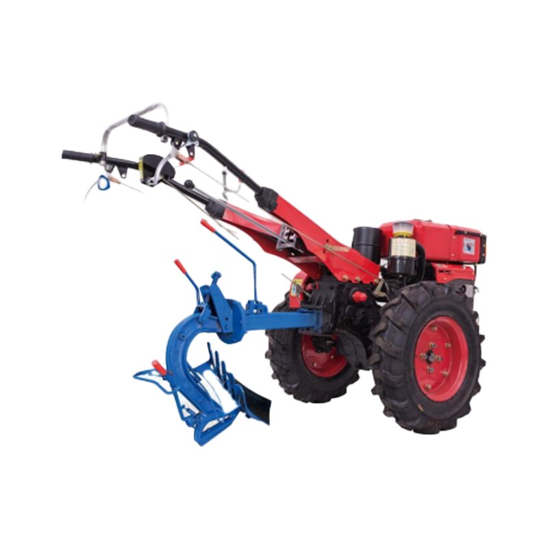 Affordable Walk-Behind Tractor Affordable with Adjustable Handle & Depth Control - Perfect for Rice Fields, Orchards