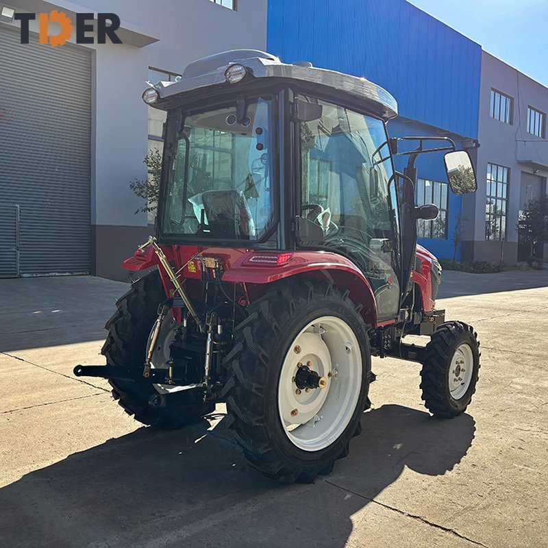 Liftsun Euro 5 Engine 4wd 50hp 60hp 70hp Agricultural Mini Farm Wheel Front Tractor with Cabin and air Condition
