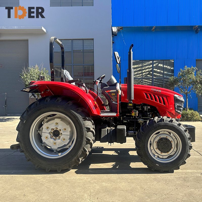 TDER 4wd Farmer Tractores Compact Agriculture Tractor Small Farm Agriceltural 100hp 4x4 Mini Farming Tractors