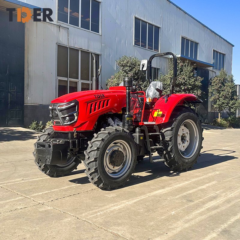 TDER 4wd Farmer Tractores Compact Agriculture Tractor Small Farm Agriceltural 100hp 4x4 Mini Farming Tractors