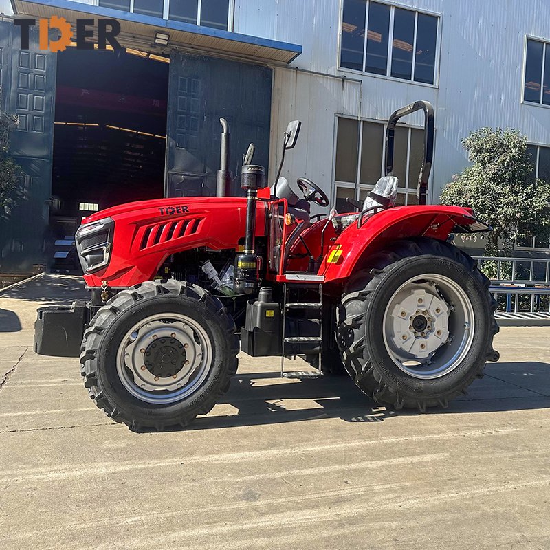 TDER 4wd Farmer Tractores Compact Agriculture Tractor Small Farm Agriceltural 100hp 4x4 Mini Farming Tractors