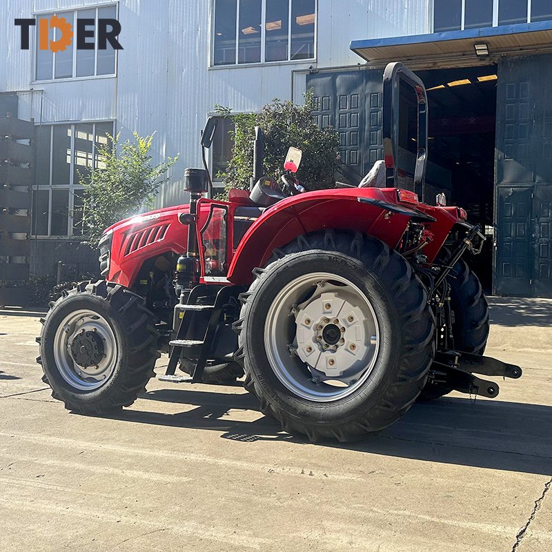 TDER 4wd Farmer Tractores Compact Agriculture Tractor Small Farm Agriceltural 100hp 4x4 Mini Farming Tractors