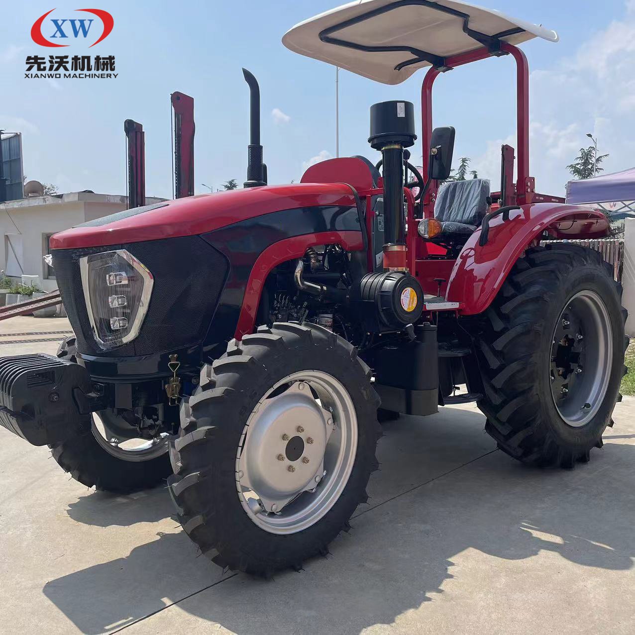 Diesel Power Tractors Mini 4x4 Farming Machine Agricultural Machine 100Hp Farm Tractor 4x4