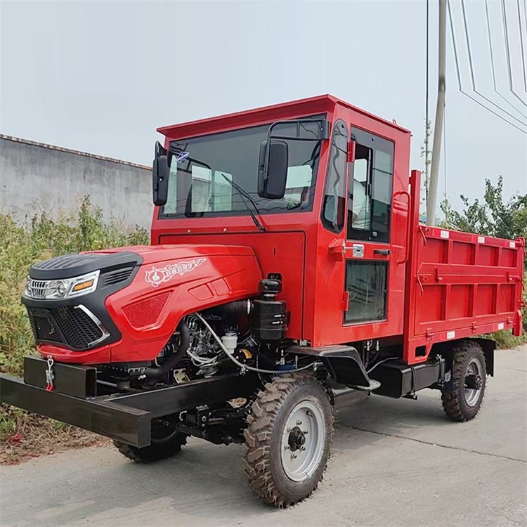 Four-wheeled Agricultural Transport Vehicle, Four-wheel diesel Dump Truck, Agricultural Tractor, Creeper Engineering Vehicle