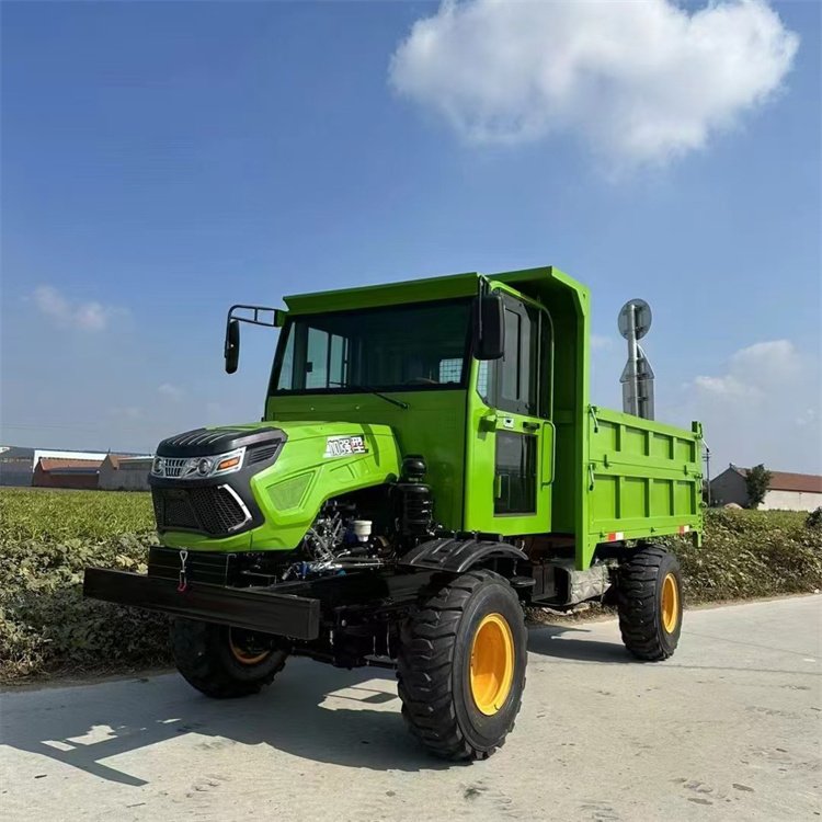 Four-wheeled Agricultural Transport Vehicle, Four-wheel diesel Dump Truck, Agricultural Tractor, Creeper Engineering Vehicle