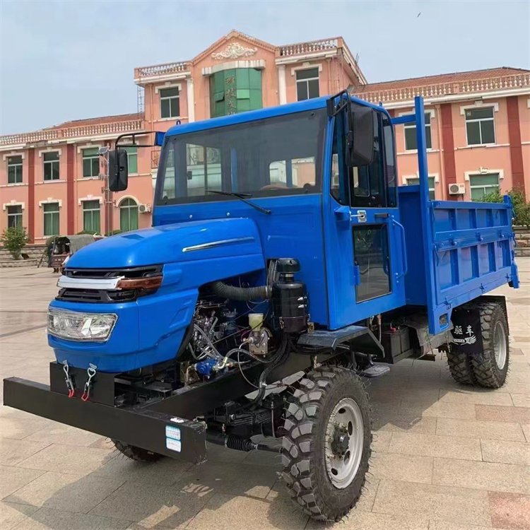 Four-wheeled Agricultural Transport Vehicle, Four-wheel diesel Dump Truck, Agricultural Tractor, Creeper Engineering Vehicle