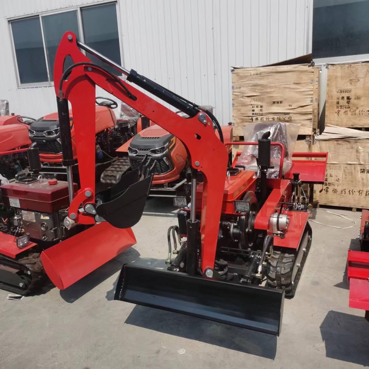 Large Multifunctional Crawler Tractor for Water/Drought Irrigation and Agricultural Farming Wheel with Core Motor Component