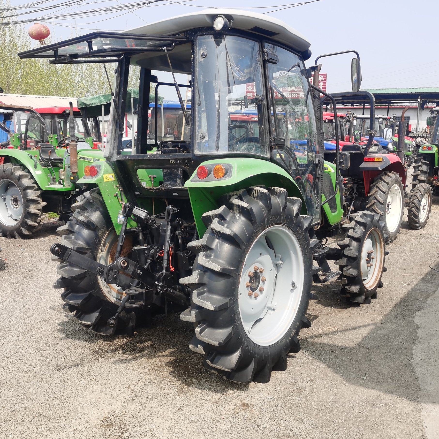 Buy Chinese Small Agricultural Tractor NB 70HP 80HP 90HP 100HP 4x4 Wheel Drive Mini Farm Used Tractor