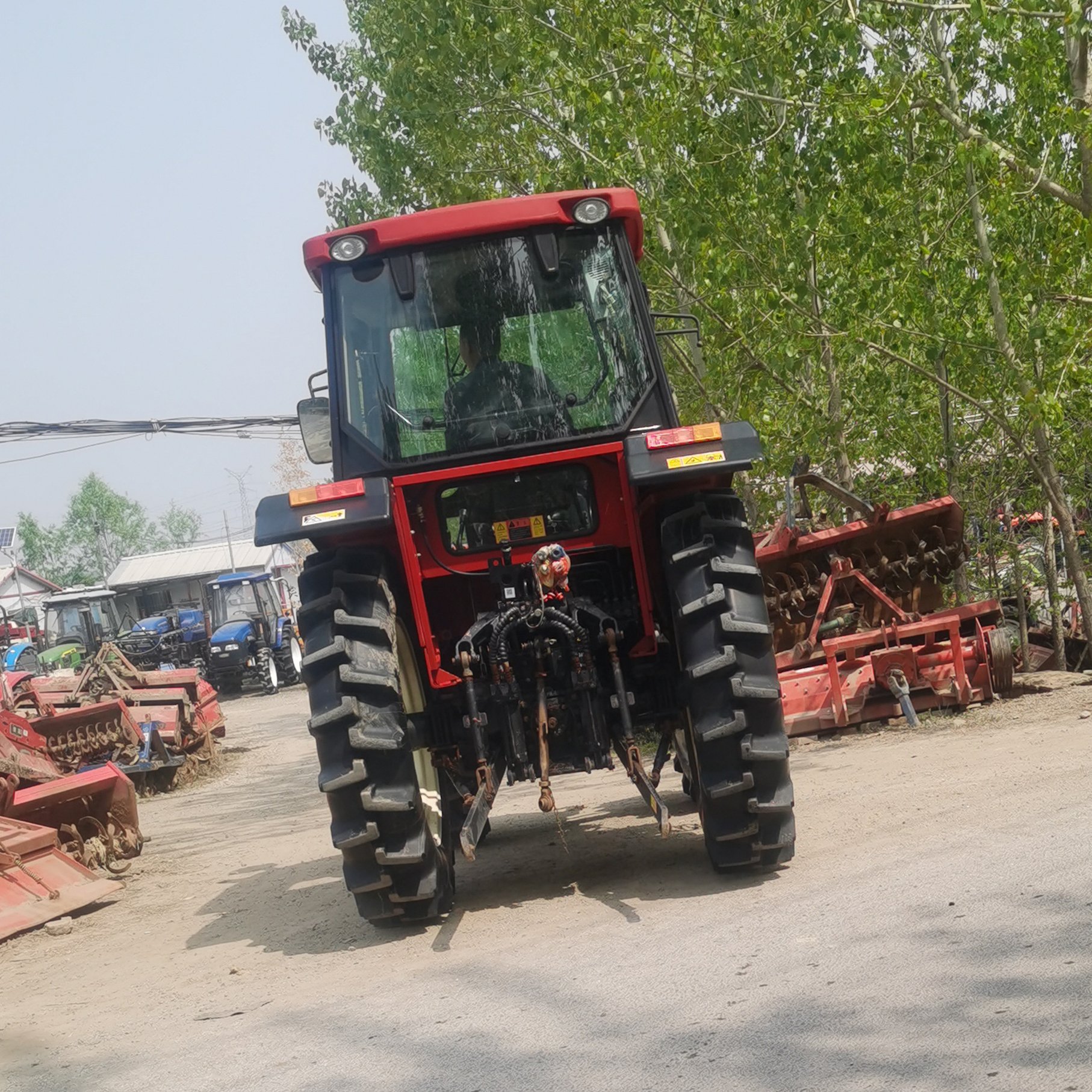 Buy Chinese Small Agricultural Tractor NB 70HP 80HP 90HP 100HP 4x4 Wheel Drive Mini Farm Used Tractor