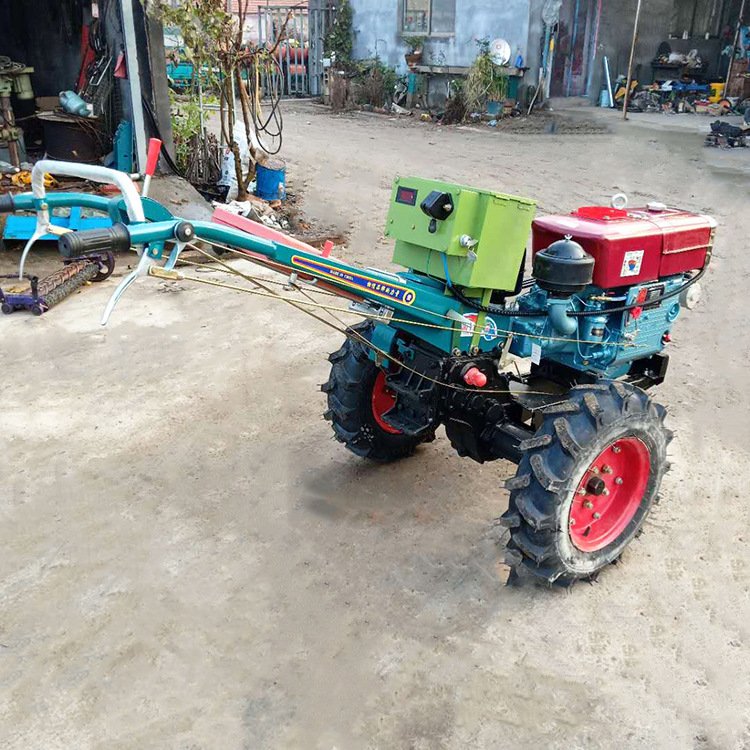 Mini 2-Wheeled Agricultural Disc Plow Tractor 2WD Gearbox Used Reversible Rotary Table Soil Plough Machine Featuring Bearing